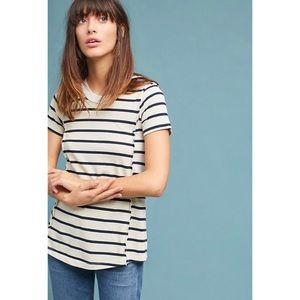 Anthropologie Stateside Striped Swing Tee